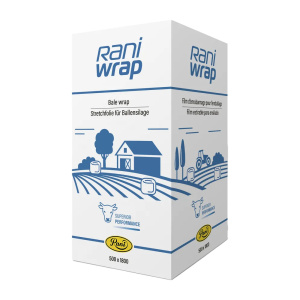 Käärintäkalvo RaniWrap 500 mm x 1800 m valkoinen
