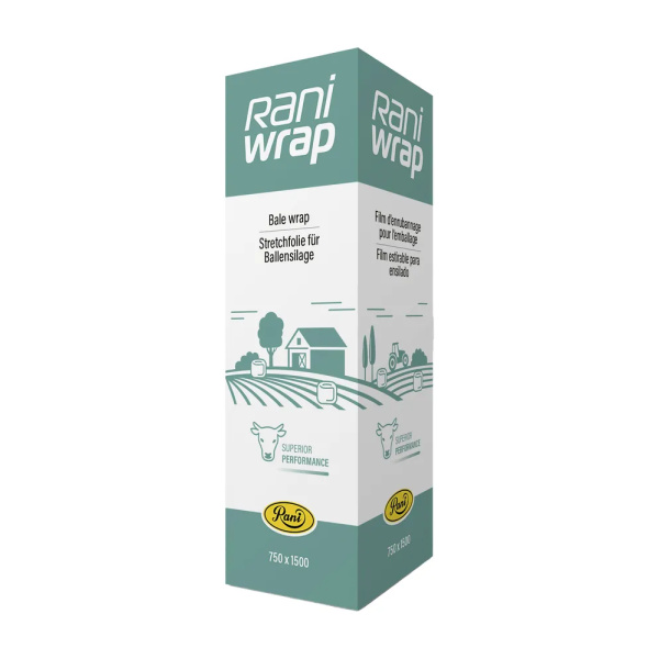 Käärintäkalvo RaniWrap 750 mm x 1500 m vaaleanvihreä