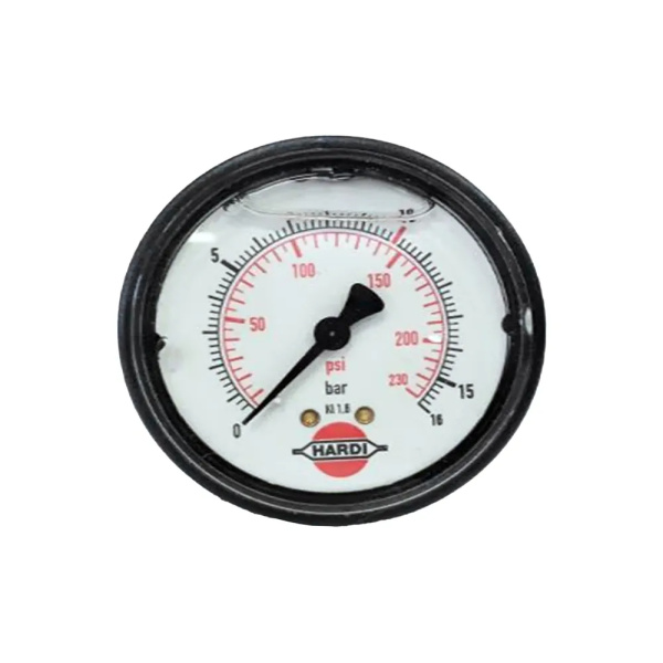 Painemittari Ø63 mm 0-16 bar Hardi 283754