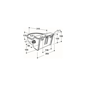 Alternative view of Juomakuppi uimurilla Suevia 340 emaloitu