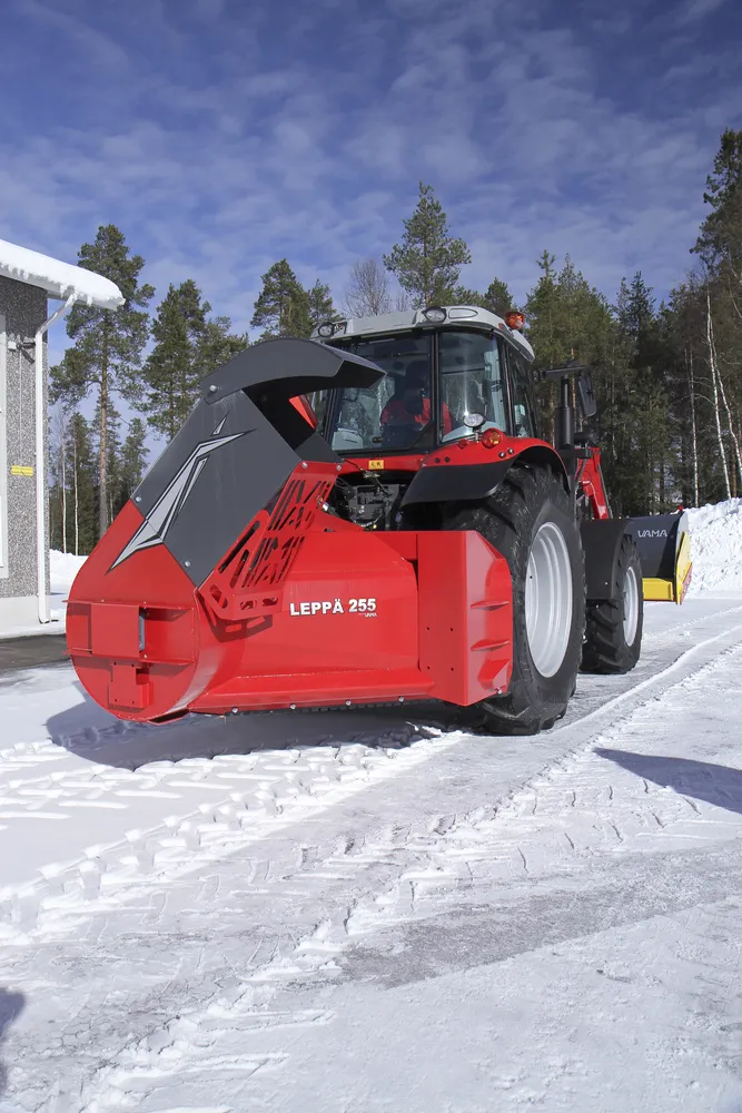 Leppä 255 LS lumilinko lapasyötöllä