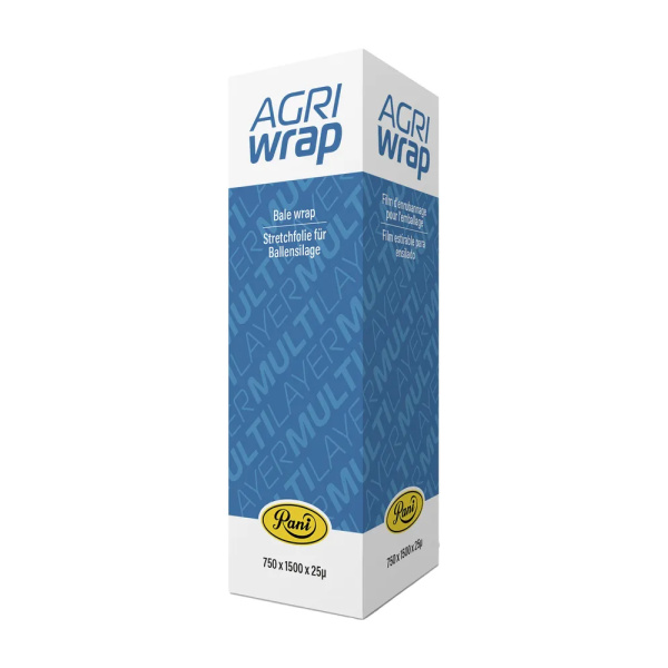 Käärintäkalvo AgriWrap 750 mm x 1500 m valkoinen - Image 2