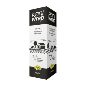 Käärintäkalvo RaniWrap 750 mm x 1500 m musta