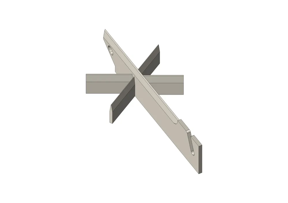 Halkaisuterä Hakki Pilke 42/43, kuuteen osaan - MK61104