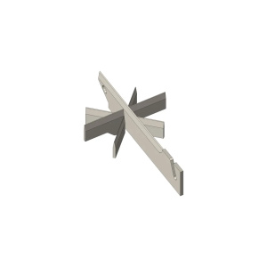 Halkaisuterä Hakki Pilke 42/43, kahdeksaan osaan - MK61207