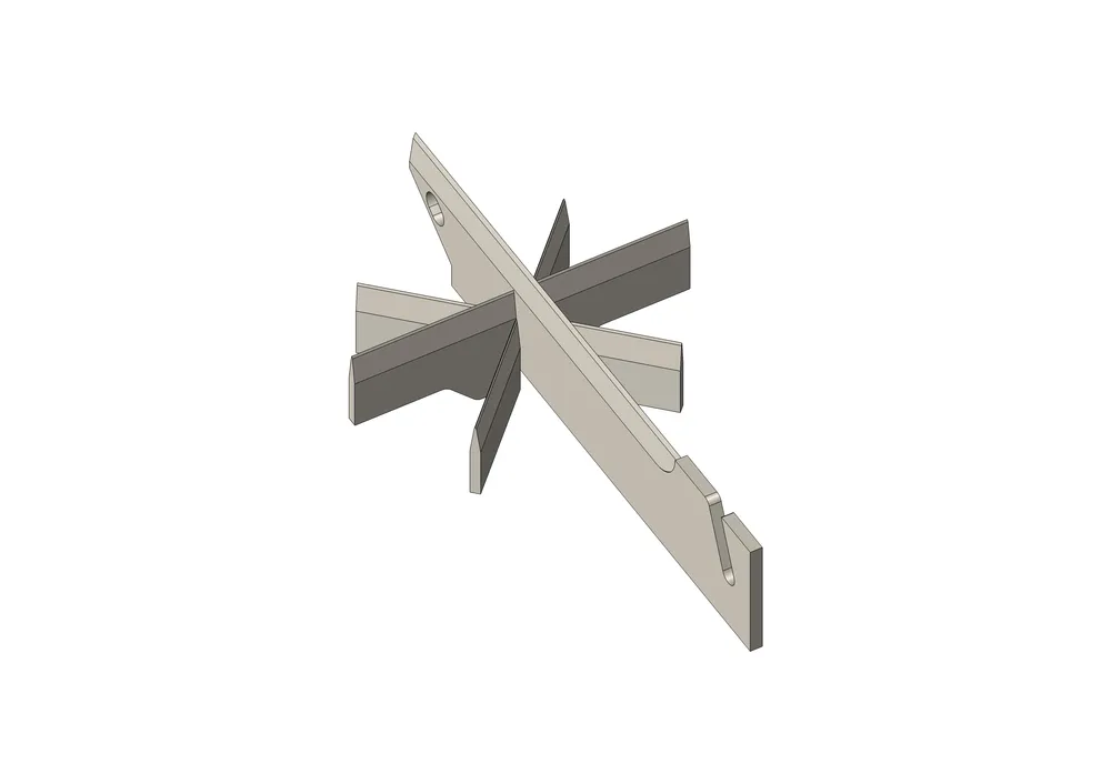Halkaisuterä Hakki Pilke 42/43, kahdeksaan osaan - MK61207