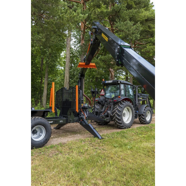BMF 750 HC 4/8XYZ 80L metsäkuormain 2 + 2 -vipuventtiilistöllä - Image 5