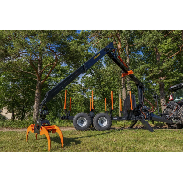 BMF 750 HC 4/8XYZ 80L metsäkuormain 2 + 2 -vipuventtiilistöllä - Image 6
