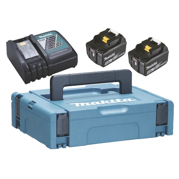 Pikalatauslaite Makita PowerPack LXT ja 2 x 5,0 Ah akut