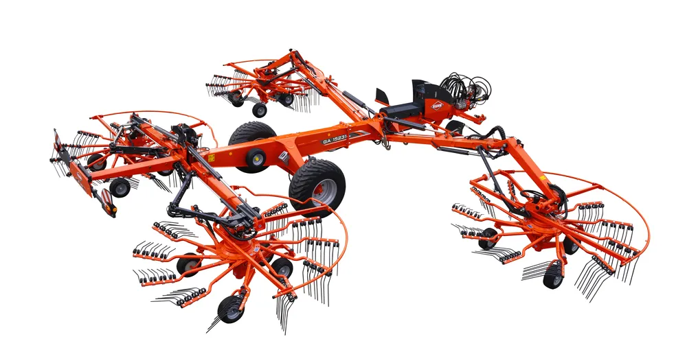 KUHN GA 15231 4-roottorinen karhotin
