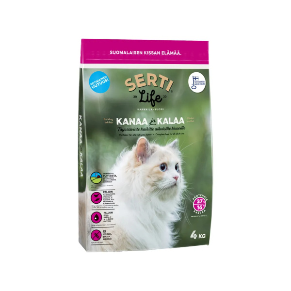 SertiLife Kissanruoka 4 kg