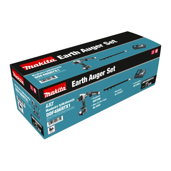 Maakairapaketti Makita DDF486RTX1 18 V - Image 3