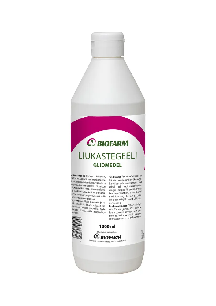 Liukastegeeli Biofarm 1000 ml