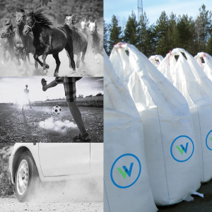 Pölynsidontasuola MgCI Wibax 25 kg