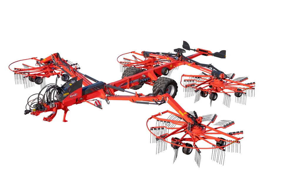 KUHN GA 14231 4-roottorinen karhotin