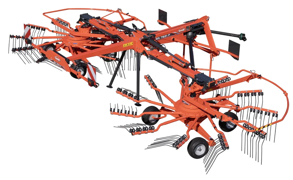 KUHN GA 7631 P 2-roottorinen karhotin nostolaite
