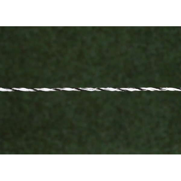 Aitalanka Olli Shockteq 200 m 3 mm valkoinen/musta 6030033