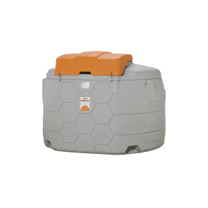 Dieseltankkausasema Cemo Cube Premium 5000 l kuivuriliittimillä