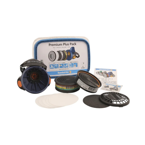 Hengityssuojain Sundström SR 100 M/L Premium Plus Pack