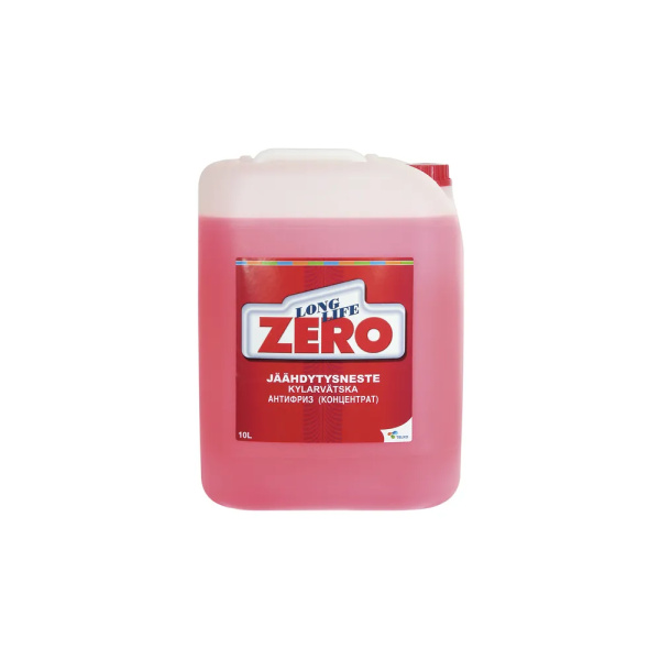 Jäähdytinneste Zero Red Long Life 10l