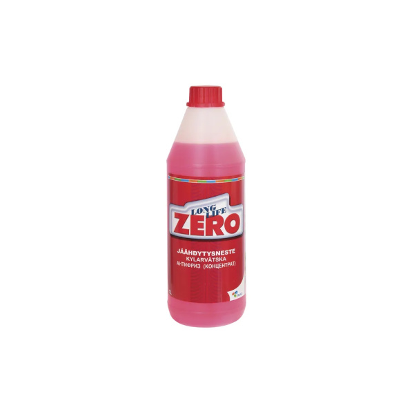 Jäähdytinneste Zero Red Longlife 1l