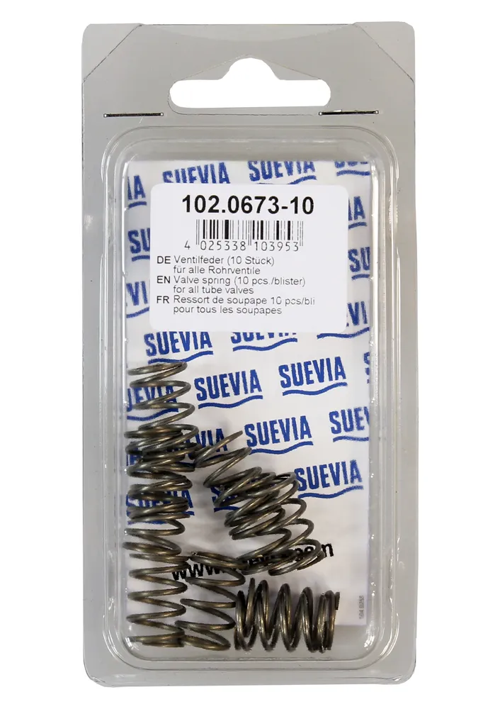 Jousisarja putkiventtiiliin 10 kpl 102.0673-10 Suevia