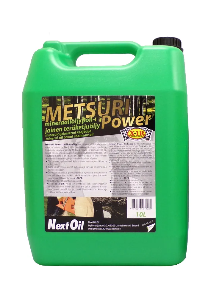 Metsuri Power teräketjuöljy 10 l