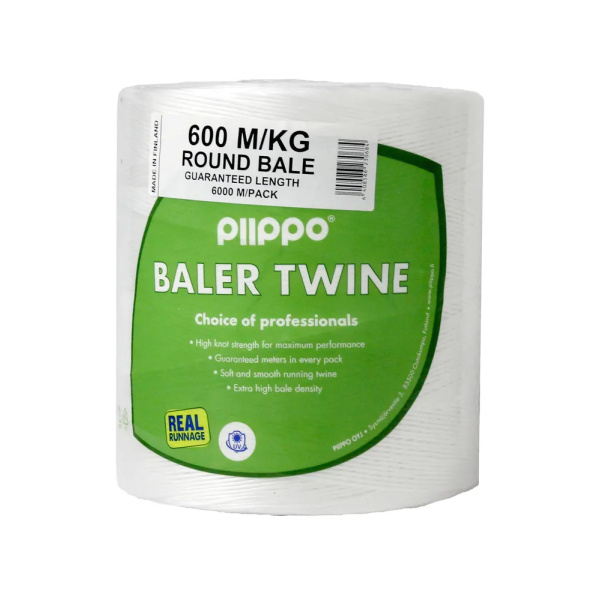Paalauslanka Piippo valkea 600m/kg 2 rl