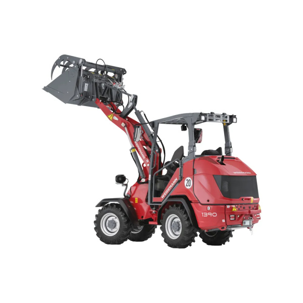 Pienkuormaaja Weidemann 1390 Hoftrac ROPS/FOPS turvakaarella