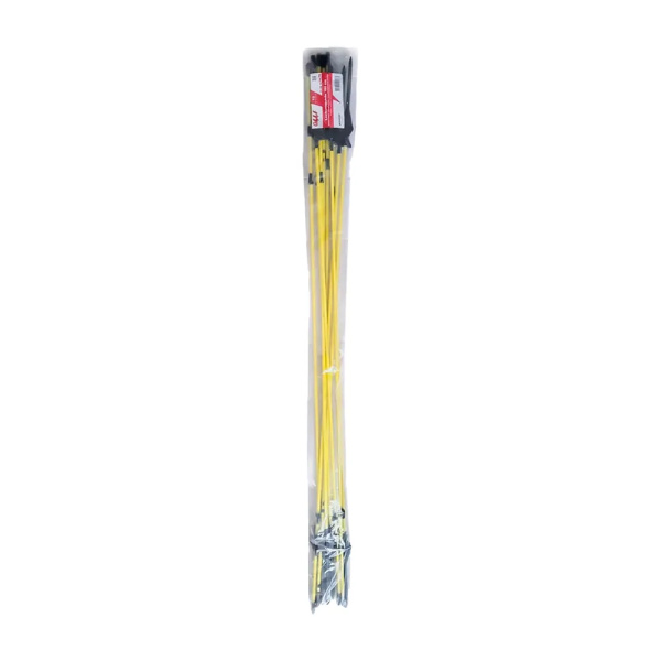 Lasikuitupylväs Olli keltainen 160 cm 10 kpl